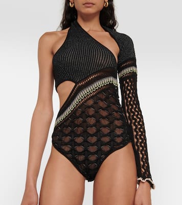 Dina asymmetric knit bodysuit | Roberta Einer