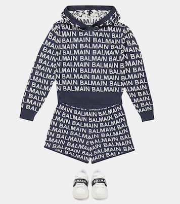 Hoodie aus einem Baumwollgemisch | Balmain Kids
