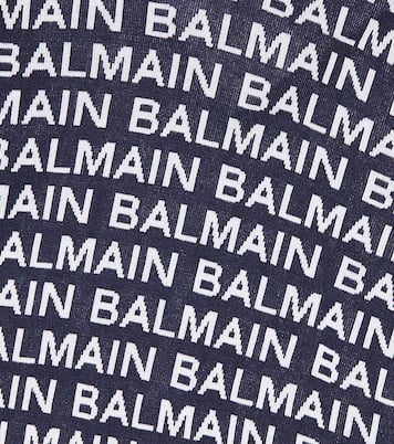 Hoodie aus einem Baumwollgemisch | Balmain Kids