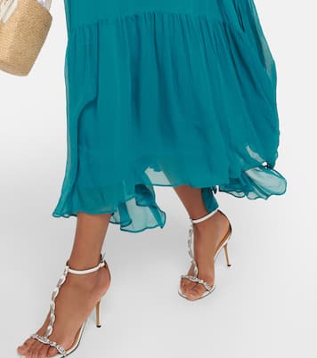 Sarai silk chiffon midi dress | Ulla Johnson