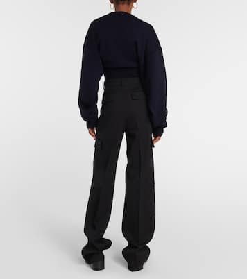 Pomez cropped wool sweater | Sportmax