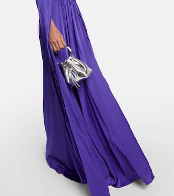 Bridal chiffon cape gown | Safiyaa
