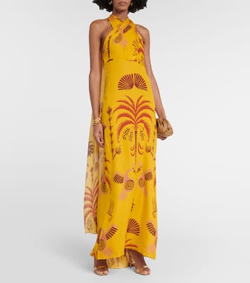 Printed silk georgette maxi dress | Johanna Ortiz