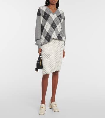 Pumps in vernice con decorazione | Miu Miu