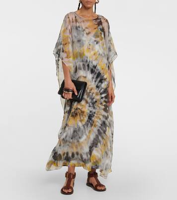 Printed silk kaftan | Chloé