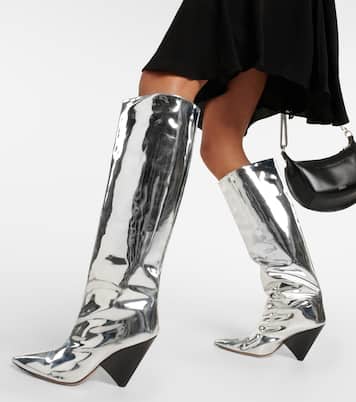 Botas altas Lakita de piel metalizada | Isabel Marant