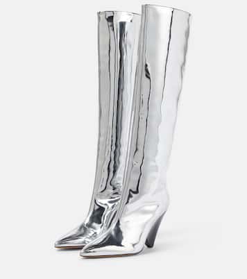 Botas altas Lakita de piel metalizada | Isabel Marant