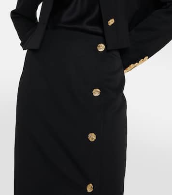 Gonna a tubino midi in lana | Nina Ricci
