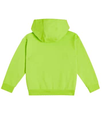 Felpa con cappuccio in jersey di cotone | Versace Kids