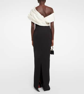 Robe Lerena Vista aus Crêpe | Safiyaa