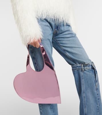 Tote Heart Mini metalizado | Coperni