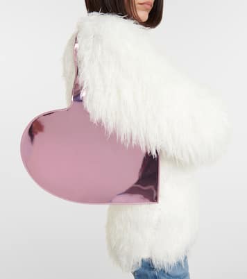 Tote Heart Mini metalizado | Coperni