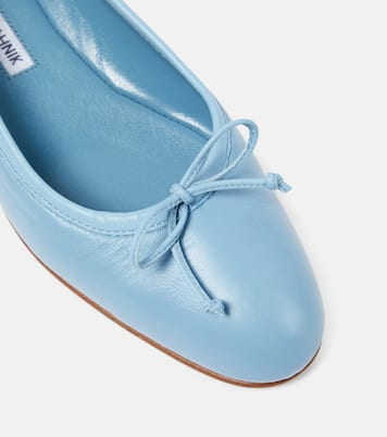 Ballerinas Veralli aus Leder | Manolo Blahnik