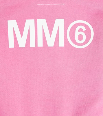 Bomber de piel sintética y algodón | MM6 Maison Margiela Kids