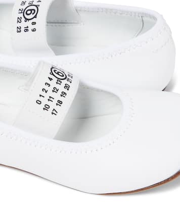 Ballerinas mit Leder | MM6 Maison Margiela Kids