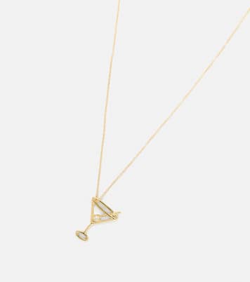 Collana Martini in oro 9kt con diamanti | Aliita