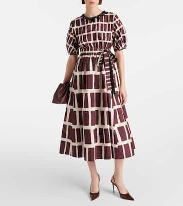 Robe midi imprimée en coton | 'S Max Mara