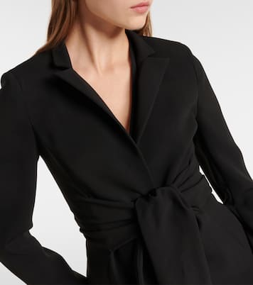 Blazer in cady con cintura | Max Mara