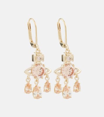 Joaquina crystal-embellished drop earrings | Vivienne Westwood