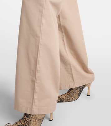 Pablo cotton twill wide-leg pants | Acne Studios