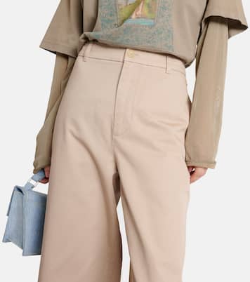 Pablo cotton twill wide-leg pants | Acne Studios