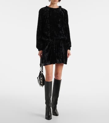 Falda Lashay de terciopelo | Isabel Marant