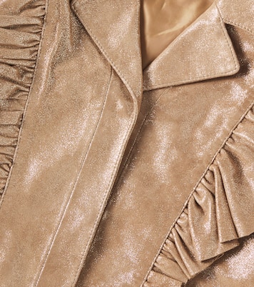 Gilet Piep in pelle metallizzata | Donsje