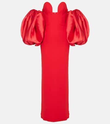 Robe longue Karina en crêpe  | Solace London
