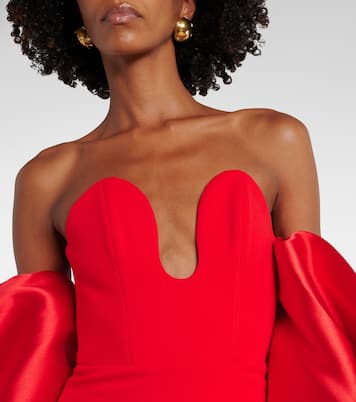 Robe longue Karina en crêpe  | Solace London