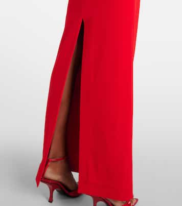 Robe longue Karina en crêpe  | Solace London