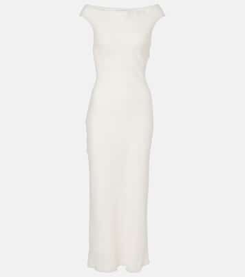 Off-Shoulder-Maxikleid Ilride aus Leinen | Faithfull