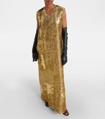 Robe Louane aus Lamé | The Row