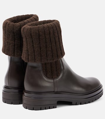Tenney leather Chelsea boots | Gianvito Rossi