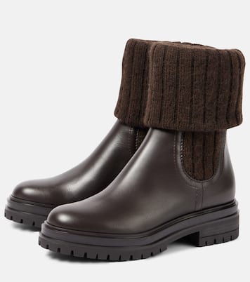 Tenney leather Chelsea boots | Gianvito Rossi