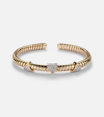 Bracelet Trisolina 3 Station en or 18 ct et diamants | Marina B