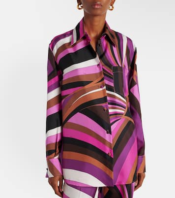 Camicia Iride in twill di seta | Pucci