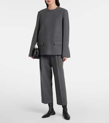 Gerade Low-Rise-Hose | Toteme