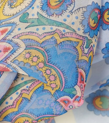 Foulard Tosca in seta con stampa | Etro