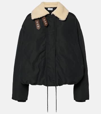 Wattierte Jacke mit Shearling | Loewe