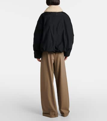 Wattierte Jacke mit Shearling | Loewe
