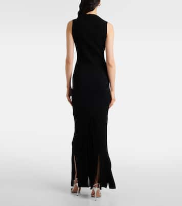 Abito lungo in maglia | Victoria Beckham