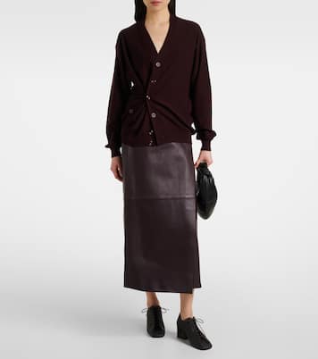 Stringate Souris in pelle | Lemaire