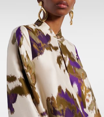Robe longue Maesa imprimée en soie  | Max Mara