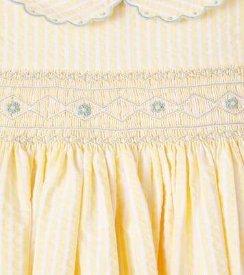 Vestido de sirsaca de algodón a rayas | La Coqueta