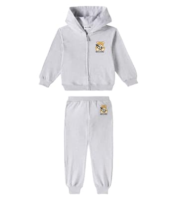 Cotton hoodie and sweatpants set | Moschino Kids