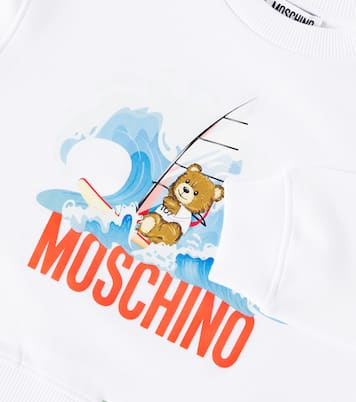 Felpa Teddy Bear in jersey di cotone | Moschino Kids
