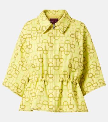 Chaqueta de algodón estampada | Gucci