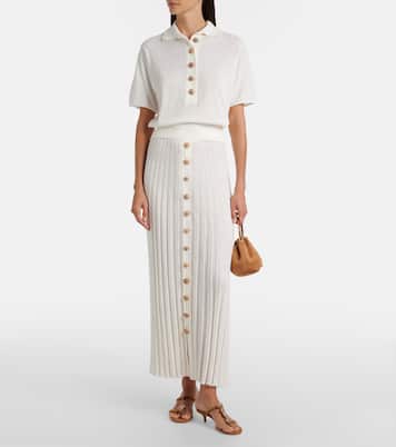 Sundial Shell cotton-blend top | Christopher Esber