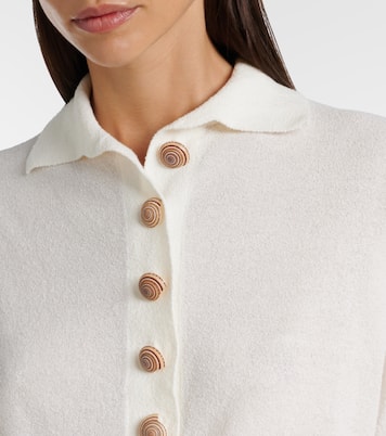 Sundial Shell cotton-blend top | Christopher Esber