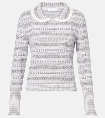 Fair Isle wool-blend jacquard sweater | Thom Browne